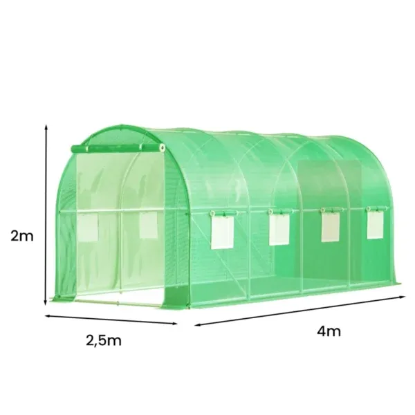 Folijski rastlinjak 2.5×4×2 m