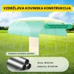 Folijski rastlinjak 2.5×4×2 m