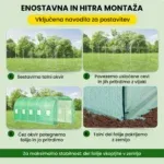 Folijski rastlinjak 2.5×5×2 m