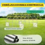 Folijski rastlinjak 2.5×5×2 m