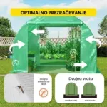 Folijski rastlinjak 3×6×2 m