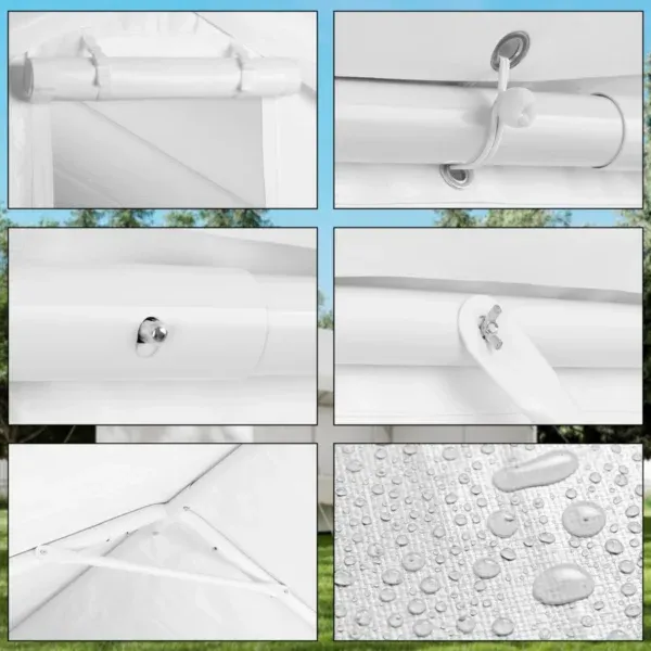 garazni-sotor-3x4m-5 Garažni šotor – Premium konstrukcija 38 mm + 280 g/m² ponjava