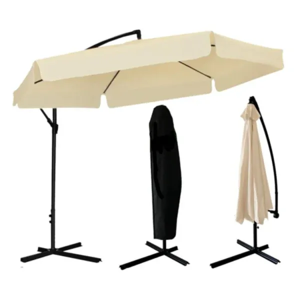 Vrtni senčnik 3 m – Bež barva