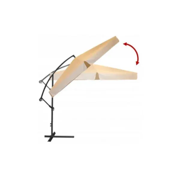 Vrtni senčnik 3 m – (bež)