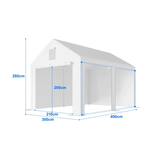 Garažni šotor 3×4 m