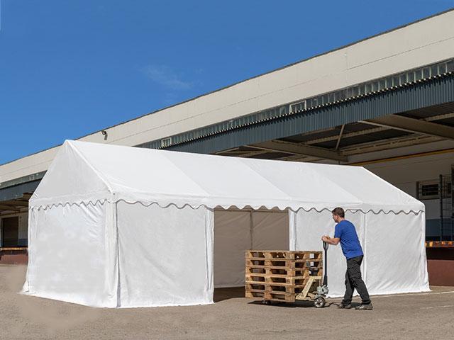 Bojan Novak - Super zadeva! šotor sem postavil pred skladišče in pridobil dodaten prostor.