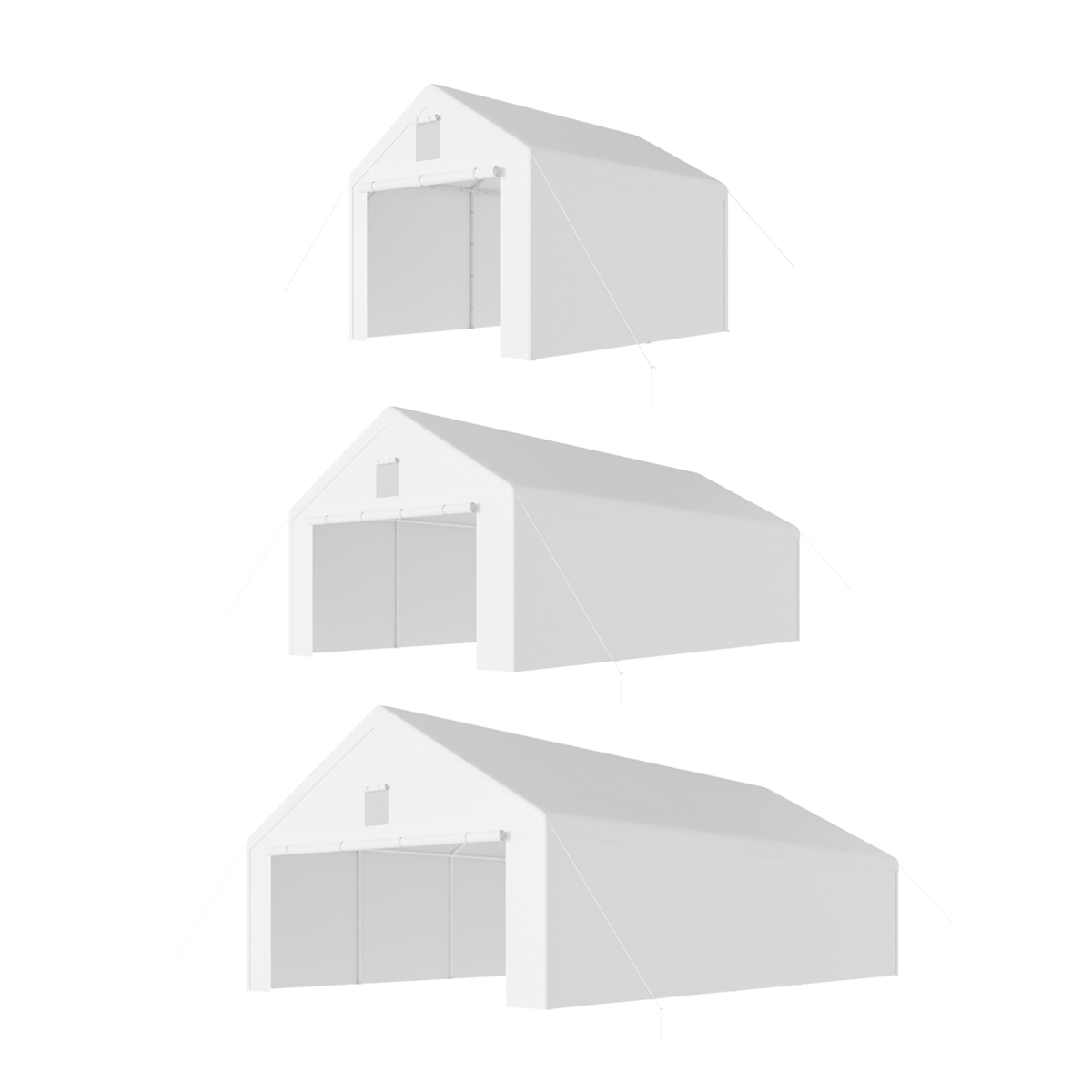 garazni-sotor-premium-konstrukcija Garažni šotor – Premium konstrukcija 38 mm + 280 g/m² ponjava