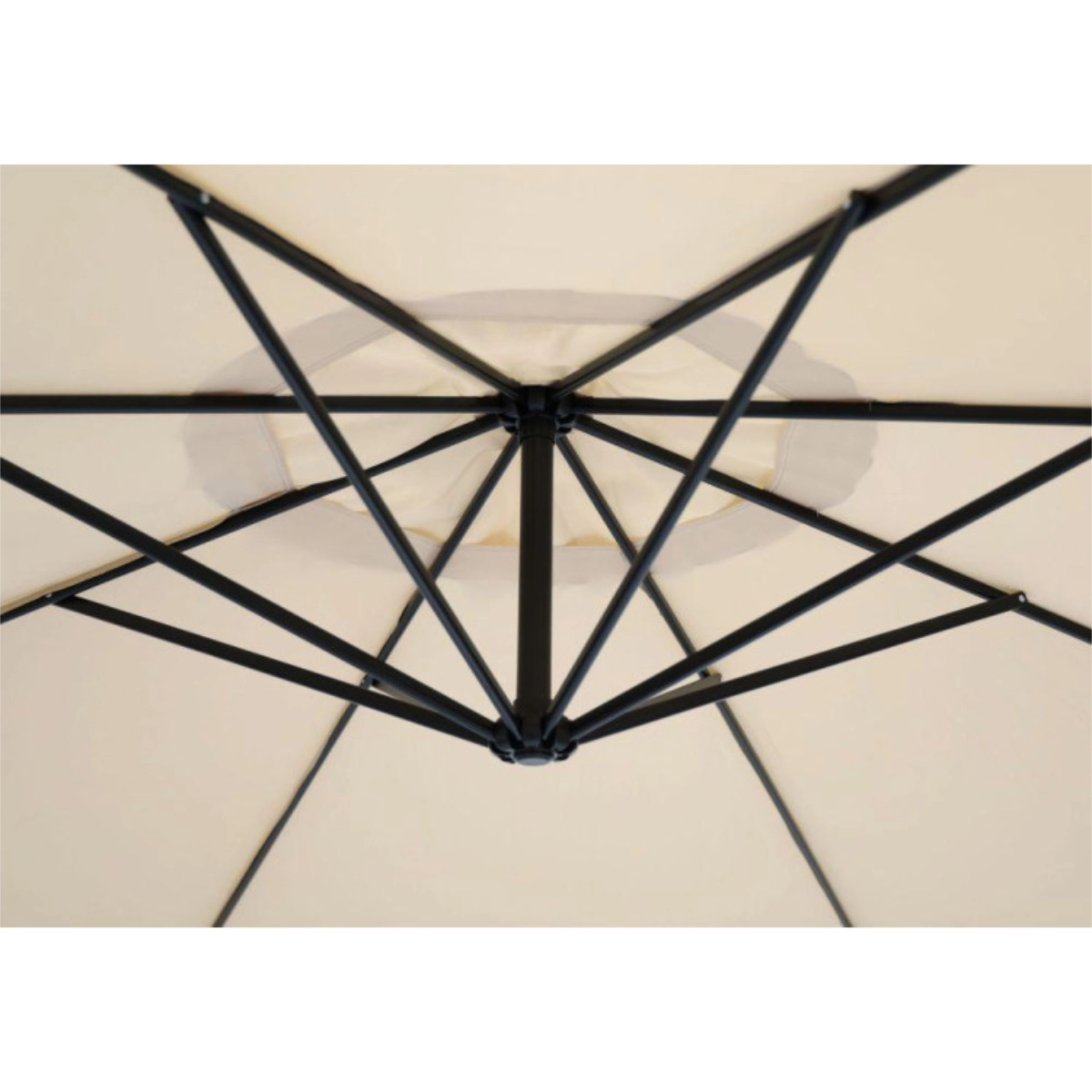 Vrtni viseči senčnik bež – 2,5 m