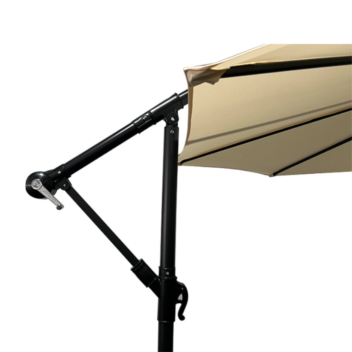 Vrtni viseči senčnik bež – 2,5 m