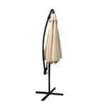 Vrtni viseči senčnik bež – 2,5 m