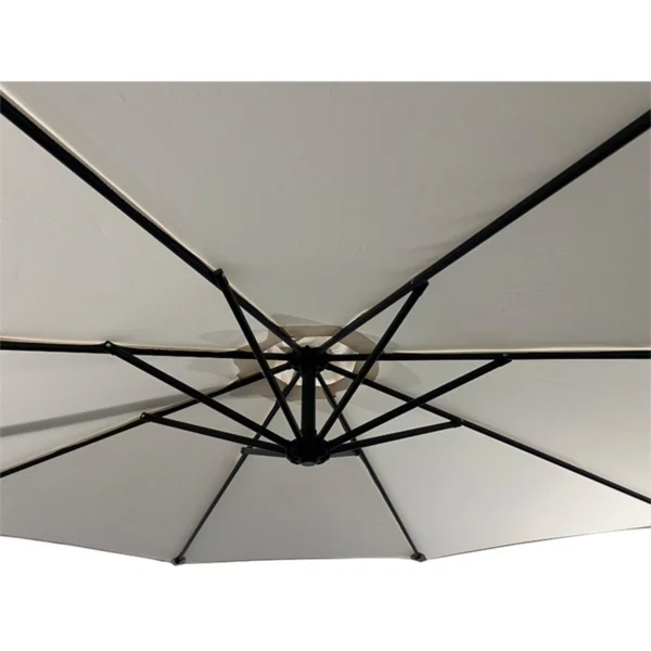 Vrtni viseči senčnik bež – 2,5 m