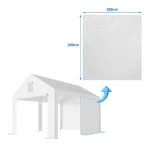 3X4M -B01438_10_result Originalne polne stranice za Premium garažni šotor – 2 kosa