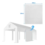3X6M-B01439_9_result Originalne polne stranice za Premium garažni šotor – 2 kosa