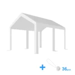 B01438 Roof_1_result Nadomestna strešna ponjava za Premium garažni šotor 3X4M | 280 g/m² PE