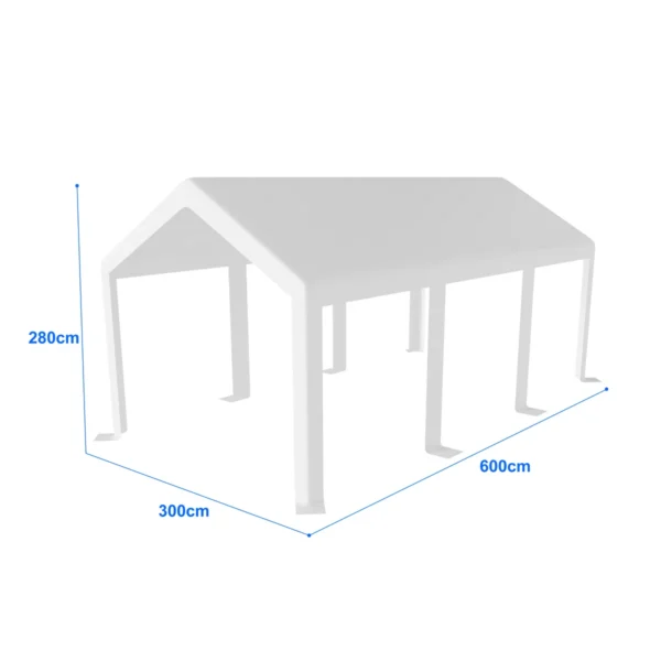 Nadomestna strešna ponjava za Premium garažni šotor 3X6 M | 280 g/m² PE