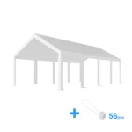B01441 Roof_1_result Nadomestna strešna ponjava za Premium garažni šotor 4X8M | 280 g/m² PE